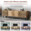 Unfinished Sideboard with Fireplace Included