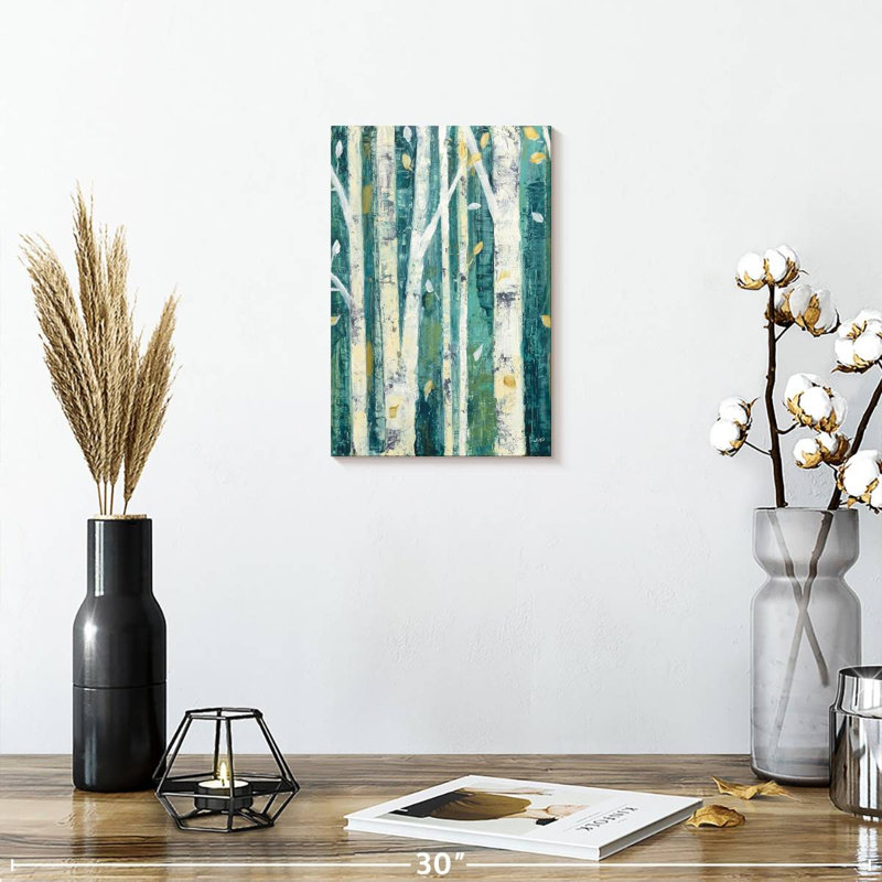 Harnek Birches In Spring I, 12" H x 8" W