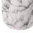 Afton Outdoor MGO Side Table with Handcrafted Marble-Effect Surface