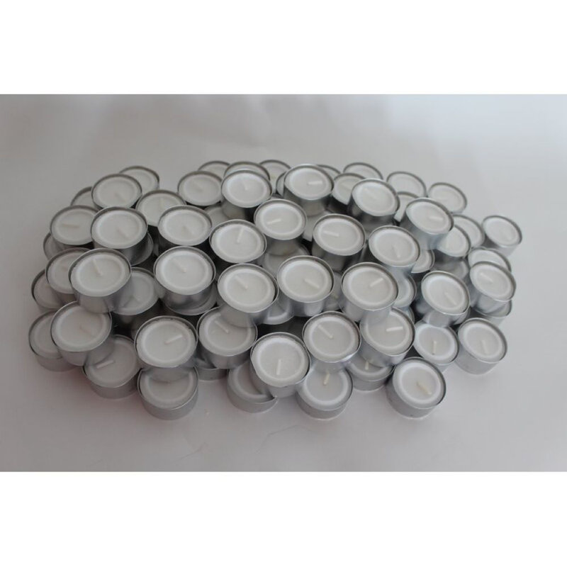 Ensemble de bougies chauffe-plat 100 pièces Tealights