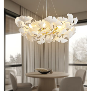 Mookan 6 - Light Ginkgo Chandelier