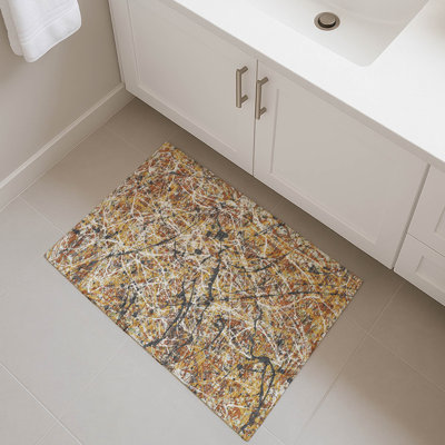 Tapis abstrait lavable à la machine de qualité supérieure Mayfield AMF2389