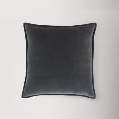 Signal Square Pillow Blu Dot Charcoal 24 H x 24 W x 6.5 D