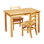ECR4Kids Table rectangulaire en bois franc de 24 po x 36 po avec pieds 24 po et chaises