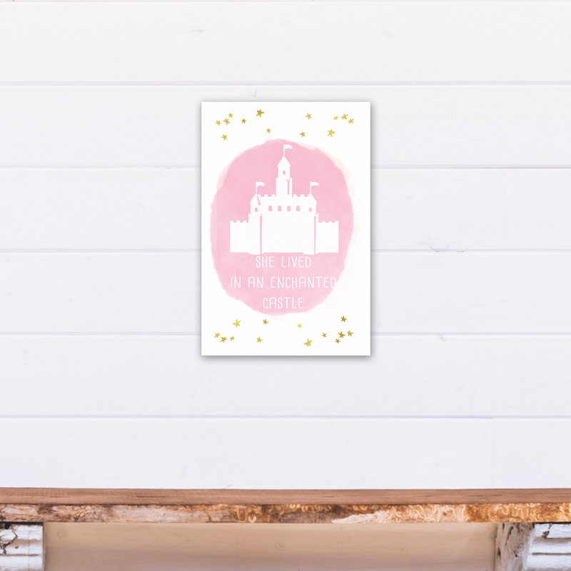 Art sur toile enchanted castle Braxton, H 18 po x l 12 po x P 1,25 po