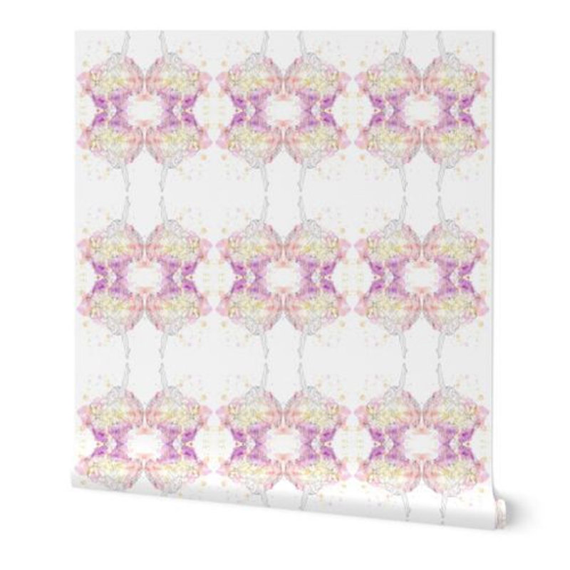 Misty Geometric Wallpaper