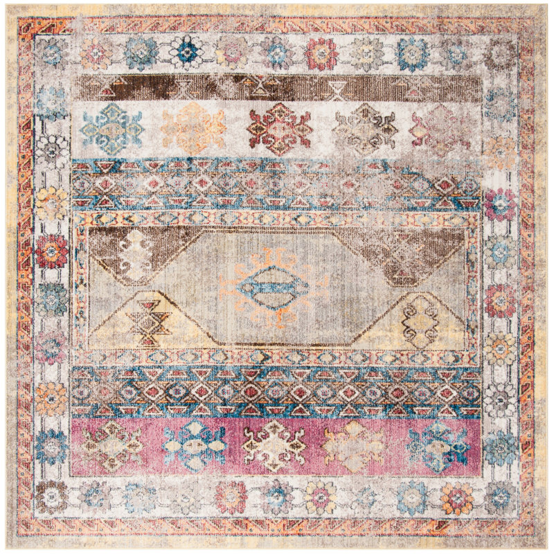 Skye Performance Oriental Rug, Square 7'