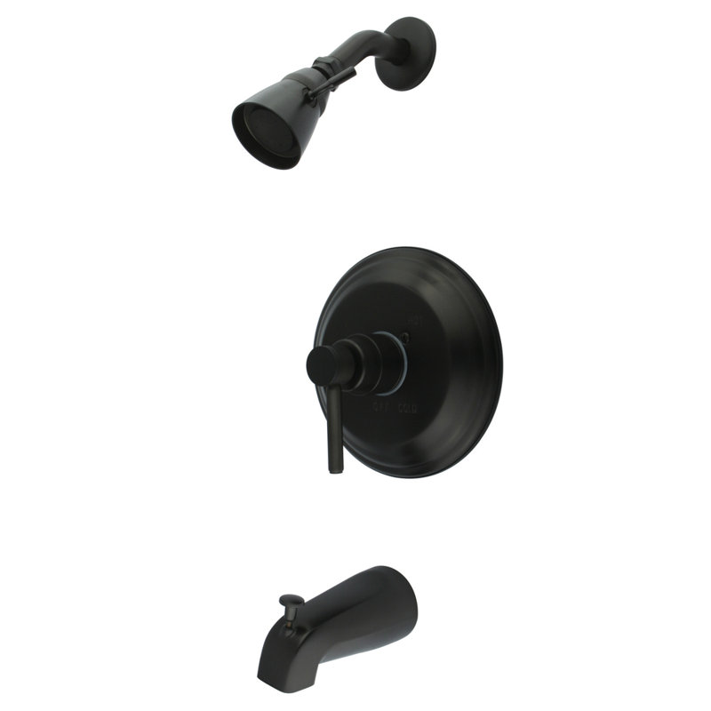 Kingston Brass Concord Single-Handle Pressure Balanced Tub and Shower Faucet, Trim Only, Oil Rubbed Bronze