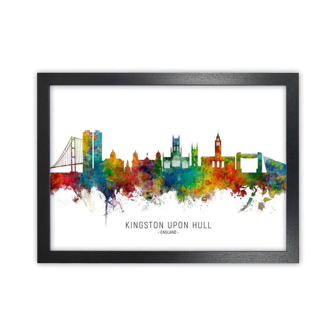 Kingston Upon Hull England Skyline by Michael Tompsett - Print