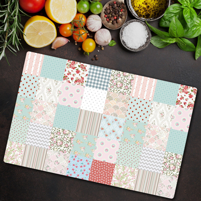 Riveria Tempered Glass Chopping Board, 52cm x 60cm