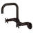 Kingston Brass Concord Double-Handle 2-Hole Wall-Mount Bridge Kitchen Faucet-125782532