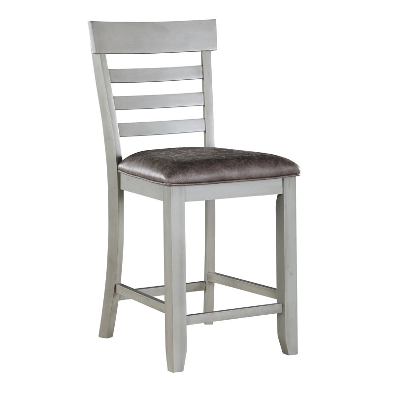Tabouret de comptoir 24 po Knauss, Gris pierre / gris anthracite