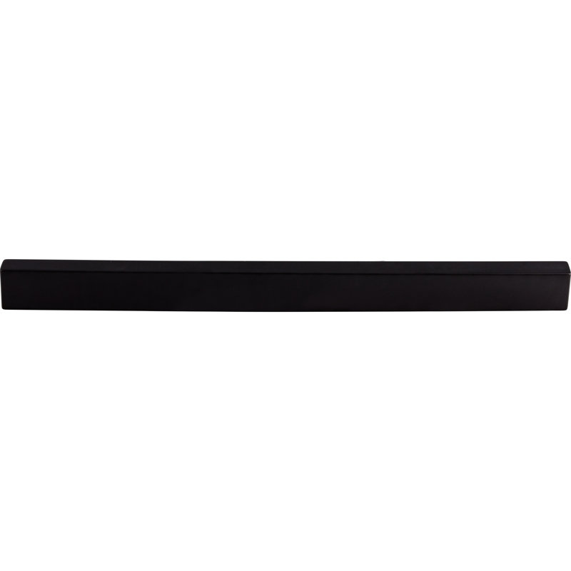 Modern Metro Finger Pull, Flat Black, 12" Center to Center