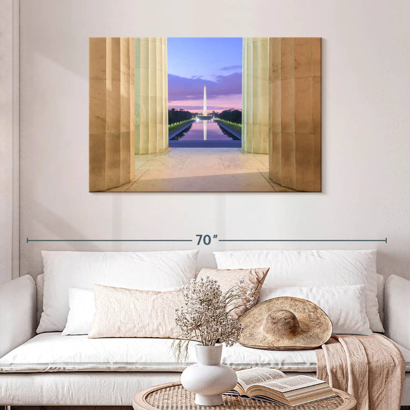 Lilie Reflection Of Washington Monument, 30" H x 45" W