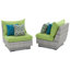 Ensemble de conversation modulaire avec coussins Sunbrella Fionnula-28331461