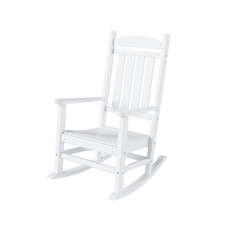 Chaise berçante en plastique Laguna, Blanc