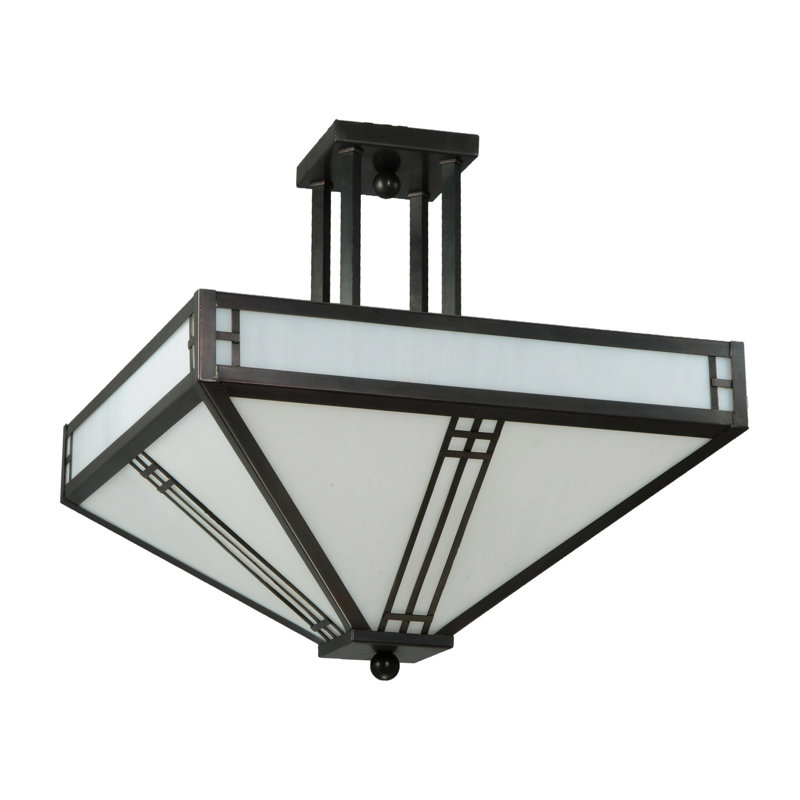 Prairie 4 - Light Semi Flush Mount
