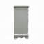 Commode large 6 tiroirs, base festonnée Auri Kids, bois gris