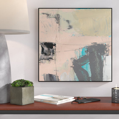 « rose-a-boo v », impression sur toile