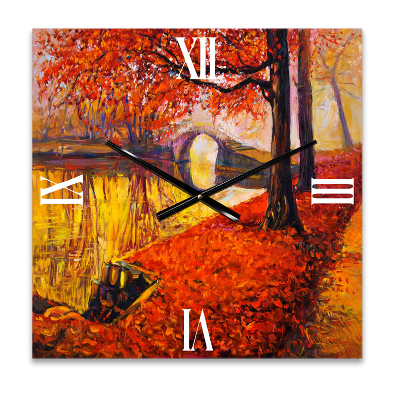 Petit pont dans un paysage d'automne I, Petit