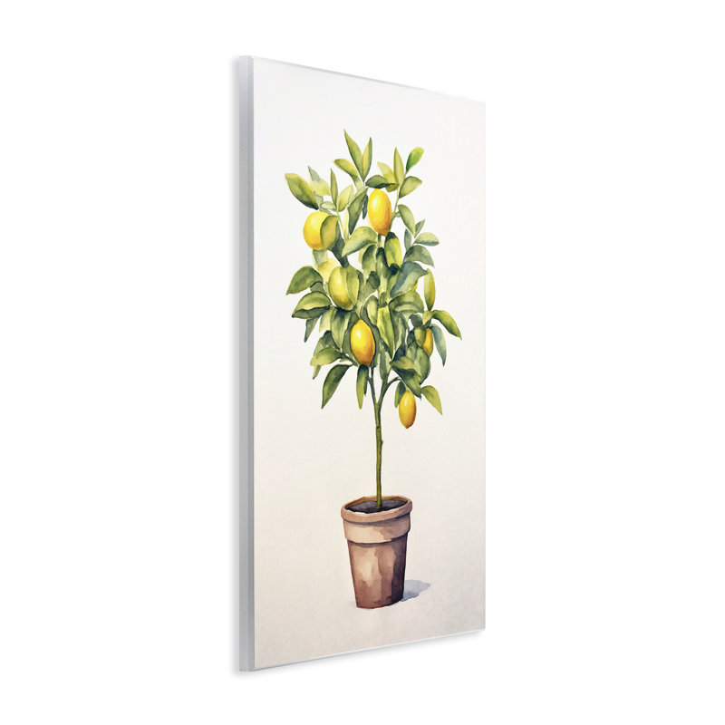 Plaque murale Citrus Tree Serenade, design par Andrea Haase, H 15 po x l 10 po