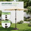 Base de parasol ronde en plastique Belanna-1788966658