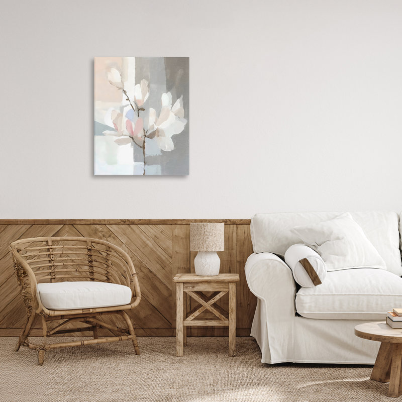 Lavande, toile neutre de brume, conception par Riley B, H 20 po x l 16 po