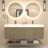 Stella 60 Inches Wall Mounted Vanity Set With Doors And Inside Drawer-355609979