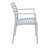 Melissus Stacking Patio Dining Armchair-110883609