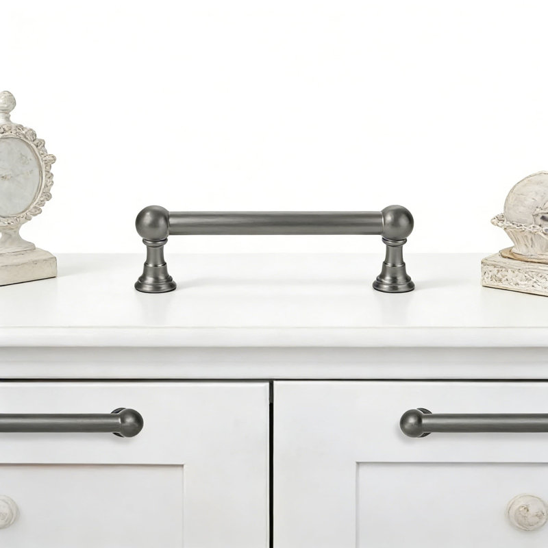 Poignées et poignées d'armoire robustes en alliage de zinc - Paquet de 10 pour armoires de cuisine, commodes et meubles-lavabos