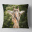 Tête de girafe vue de dos - Coussin imprimé animal-29516809-29516805