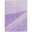 Tapis lavable à motif géométrique lavande et mauve 10 pi x 14 pi