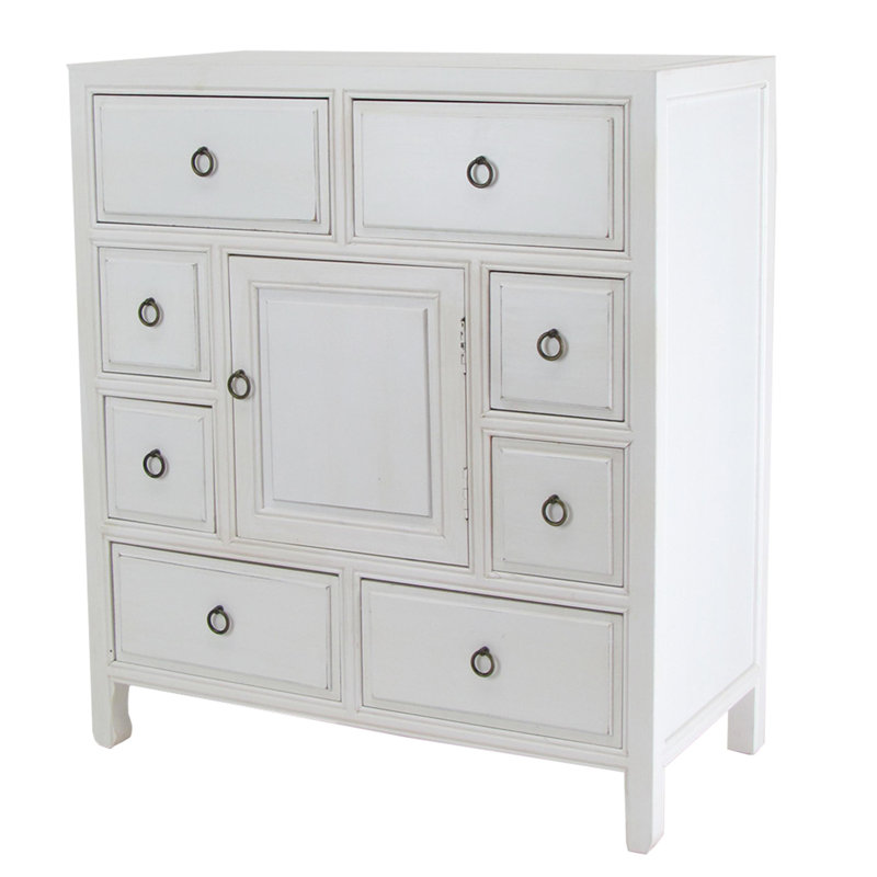 Chineme Accent Cabinet, White
