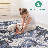 NAAR PAYAS Collection L.Blue /Abstract Non-Shedding Living Room Bedroom Dining Home Office Stylish and Stain Resistant Area Rug-105506097