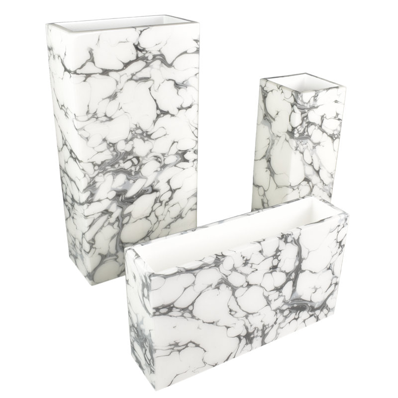 Indoor/Outdoor Table Vase, Overall Height - 7" 