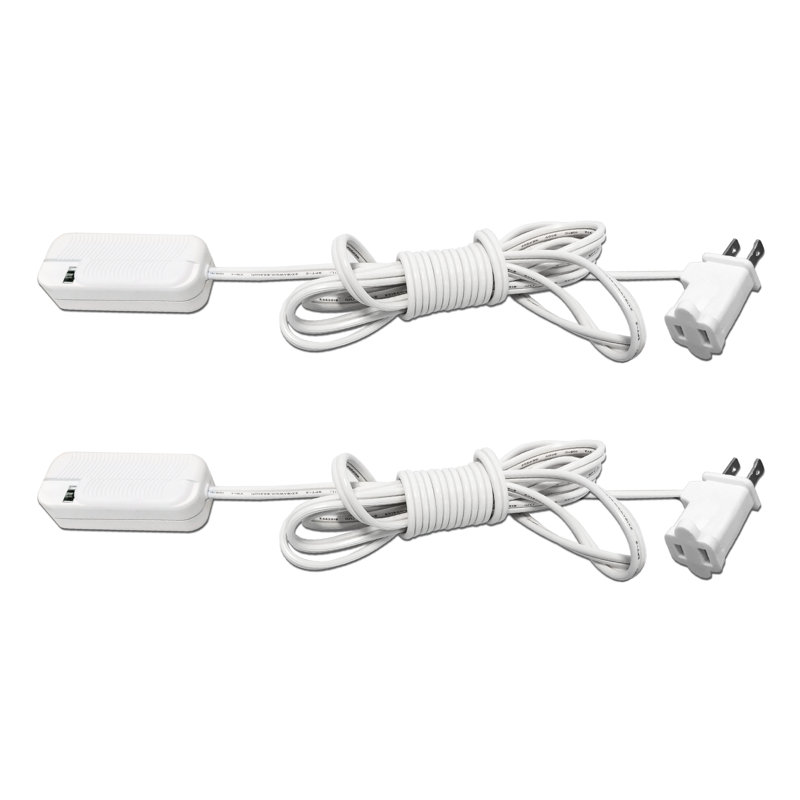 Variateur de glissière à poteau simple 150-watts, Blanc