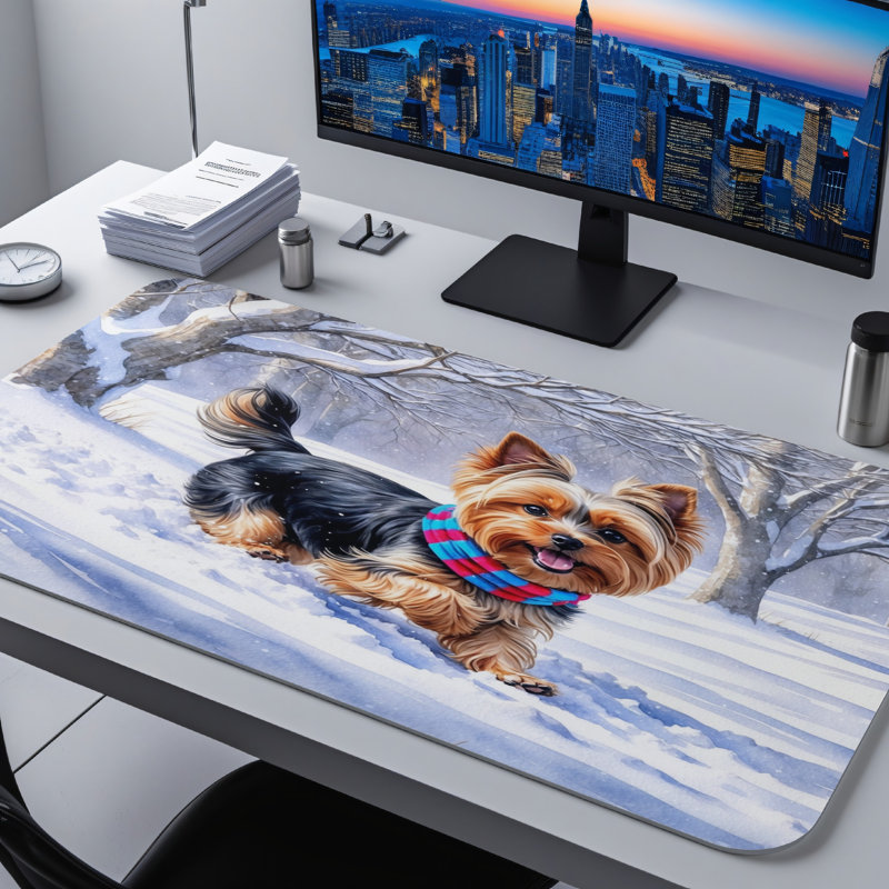 Polyester Desk Pad, 31.5x15.5