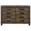 Commode 8 tiroirs Bren