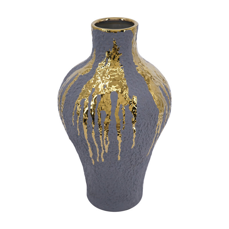 Vase 9 x 9 x 16,5 po, H 16,3 po x l 9,1 po x P 9,1 po