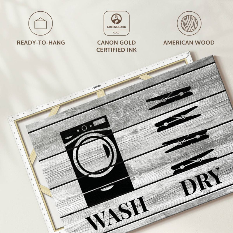 Tergel Rustic Wash And Dry Icons, 34" H x 51" W