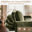 Canapé-lit modulaire en L de 80 po Oppelo - Canapé-lit convertible avec méridienne de rangement et chargement USB-440377240