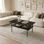 Table basse avec plateau en verre trempé-754428026