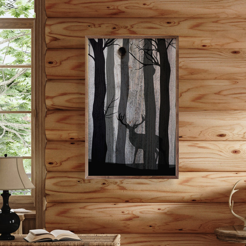 Deer In The Moonlight, 24" H x 12" W