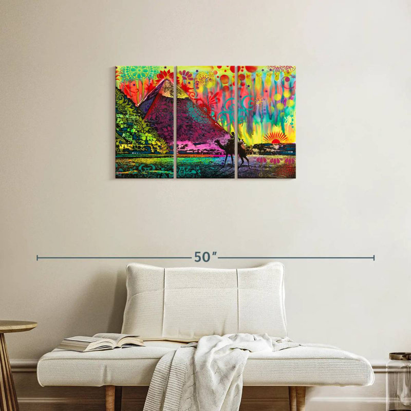 Adella Sunset At Cheops, 20" H x 33" W