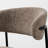 Upholstered Dining Chair With Metal Legs-2091818092