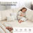 36.6" Chaise Chair Armless Single Ottoman Compression Frameless Lounger   -410877762