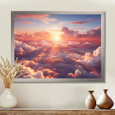 Beautiful Sunrise In The Sky - Sky Wall Art