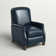 Glen Ellyn 30" Wide Genuine Leather Manual Club Recliner