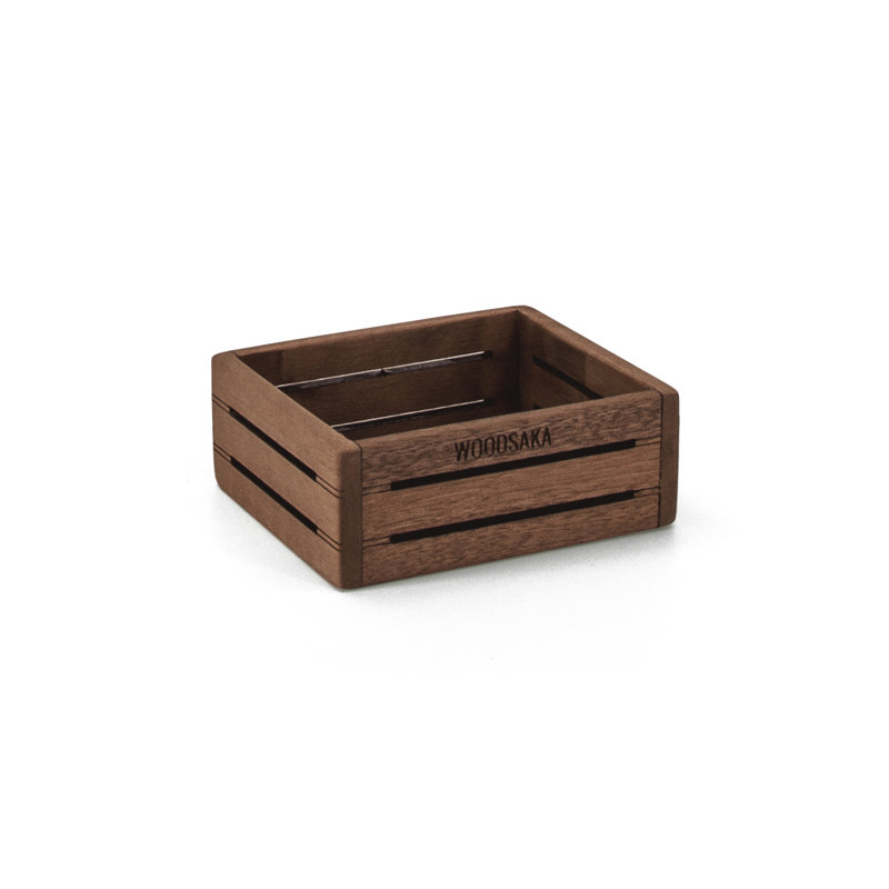 Wood Paper Clip Holder, Walnut