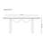 Simple and Creative Rectangular Dining Table-1891109870